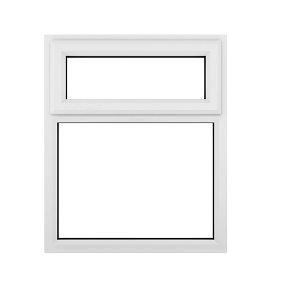 Ventana deslizante para el hogar de vidrio espejo de PVC de acero de doble acristalamiento de aluminio premium
