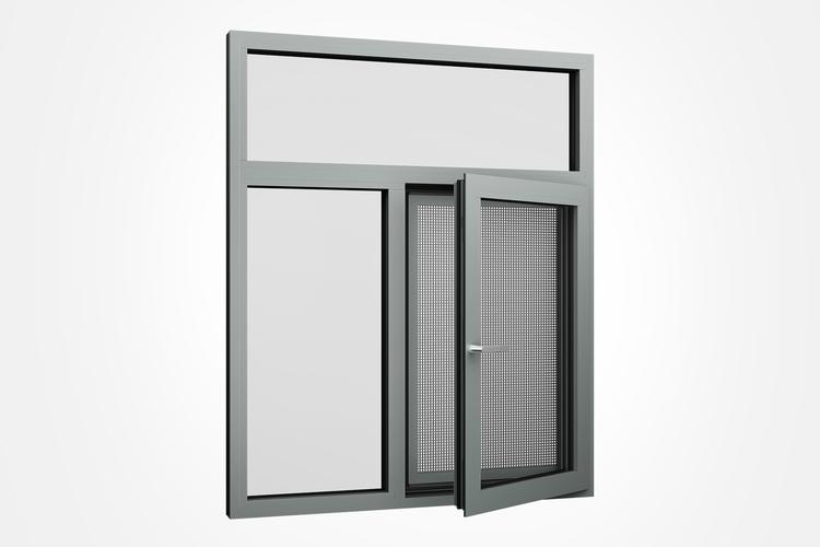 Ventana de cristal deslizante de casement horizontal y vertical de aleación de aluminio