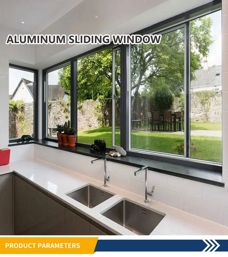 Ventana corrediza de aluminio a prueba de huracanes