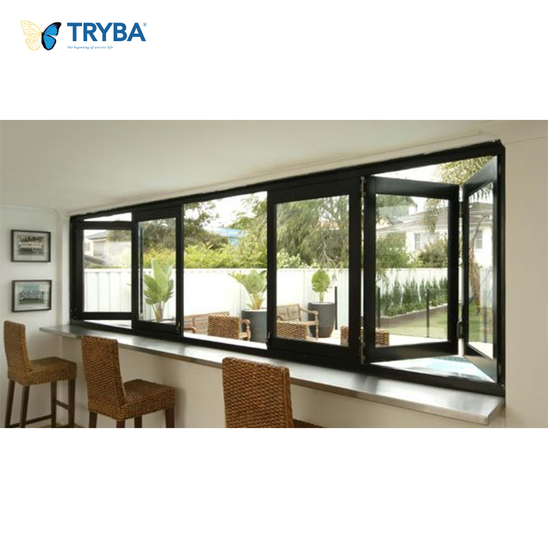Ventana de jardín de villa insonorizada de doble y triple acristalamiento con vidrio templado de baja emisividad, metal, aluminio termicamente roto, de guillotina, oscilobatiente, corredera y plegable