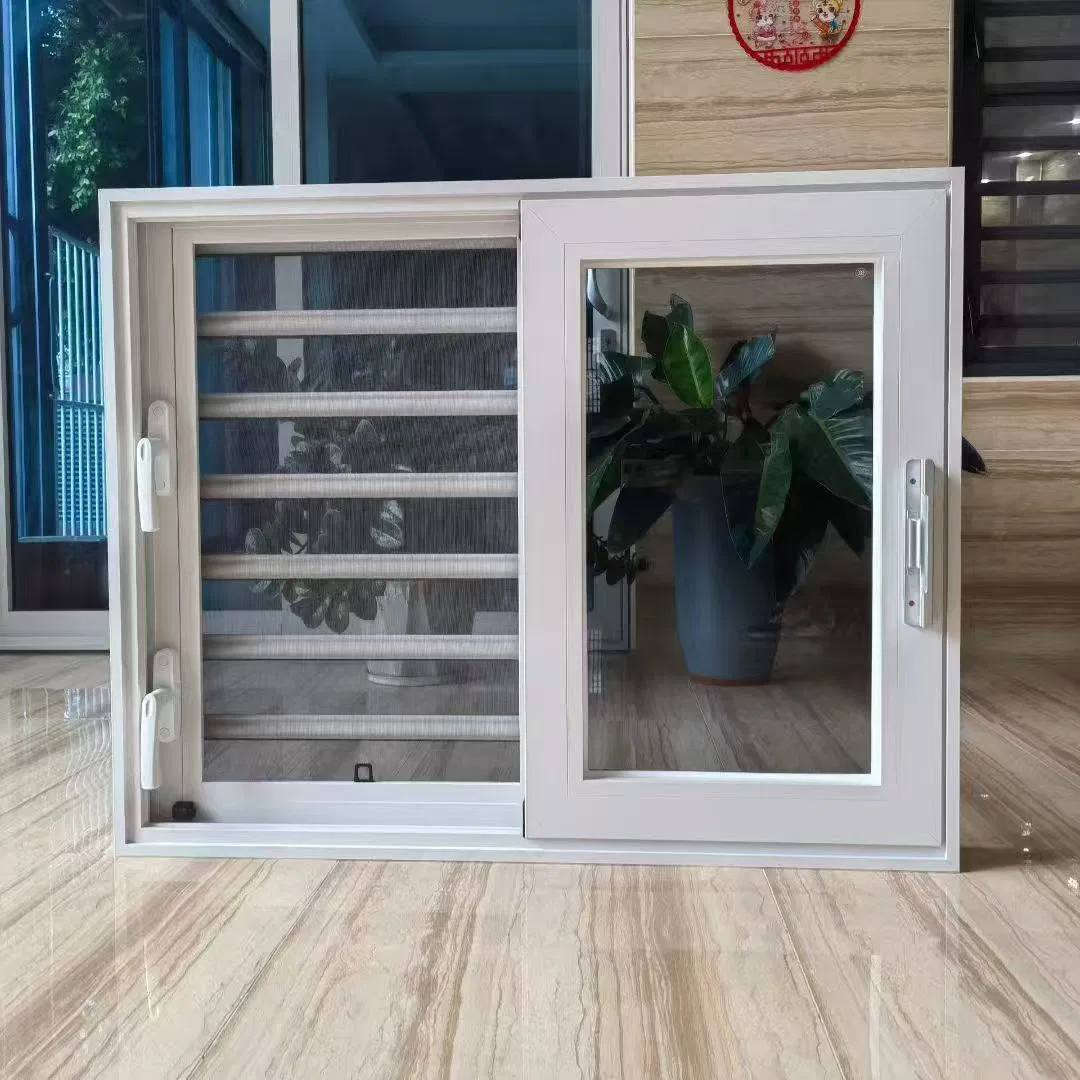 Ventana Deslizante de Aluminio con Rotura Térmica Certificada CE - 1.4mm Grosor, Doble Acristalamiento, para Sala de Estar Exterior