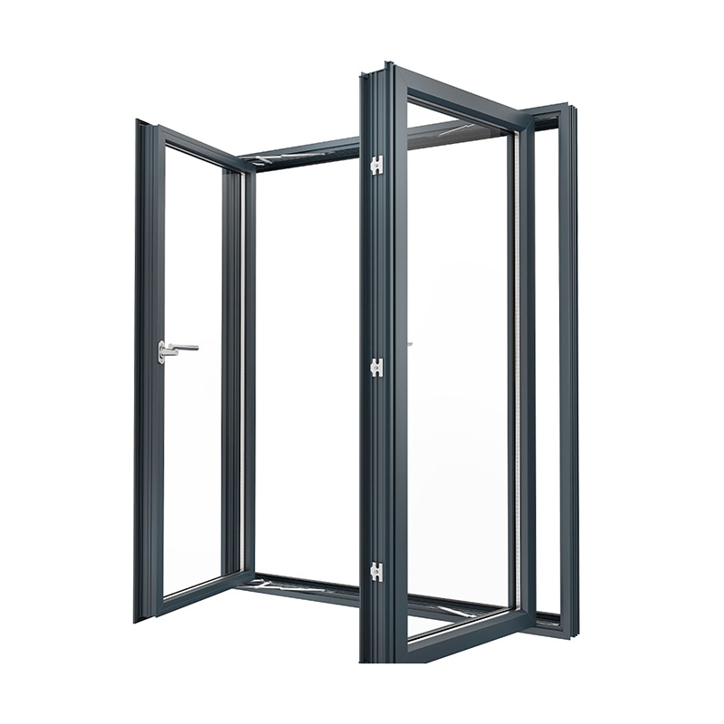Ventana deslizante de aluminio de triple riel resistente a huracanes con doble acristalamiento