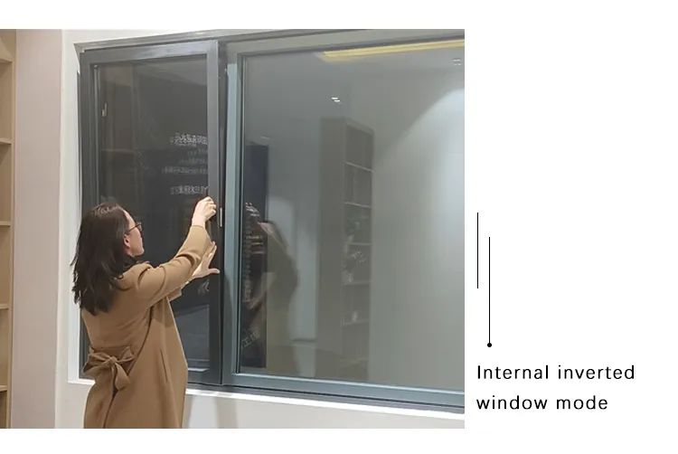 Mejor ventana deslizante de aluminio con ruptura térmica hermética y pantalla integrada