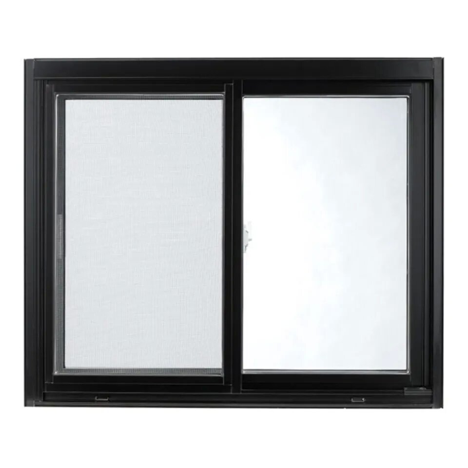 Ventana deslizante de aluminio de diseño moderno y asequible para hogares residenciales