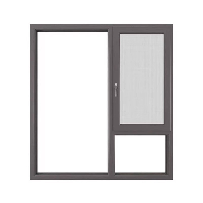 Ventana deslizante de aluminio para balcón de alta seguridad antirrobo 2 Ventana deslizante contra incendios
