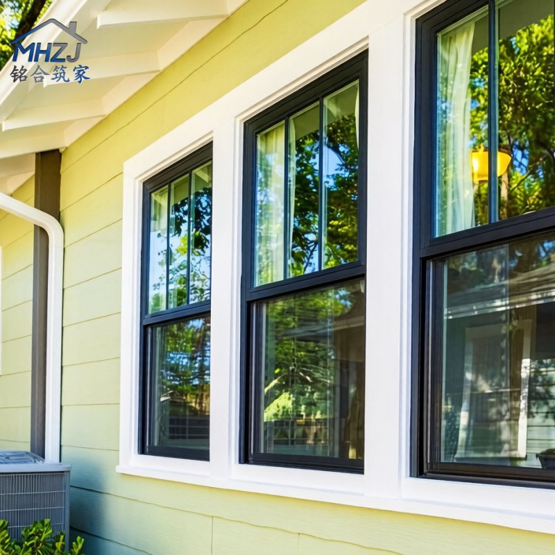 Ventana de tragaluz de techo de aluminio para hogar moderno, ventana de casement de vidrio metálico, sistema de ventana fija de aluminio de doble acristalamiento, ventana y puerta de aluminio de madera, ventana deslizante de PVC