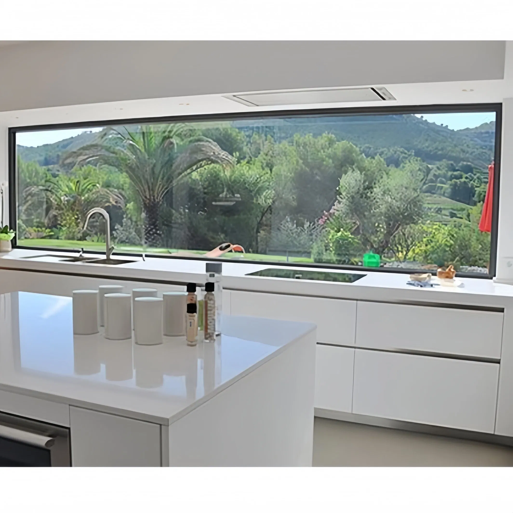 Ventana deslizante de aleación de aluminio de alta calidad para edificios residenciales y comerciales