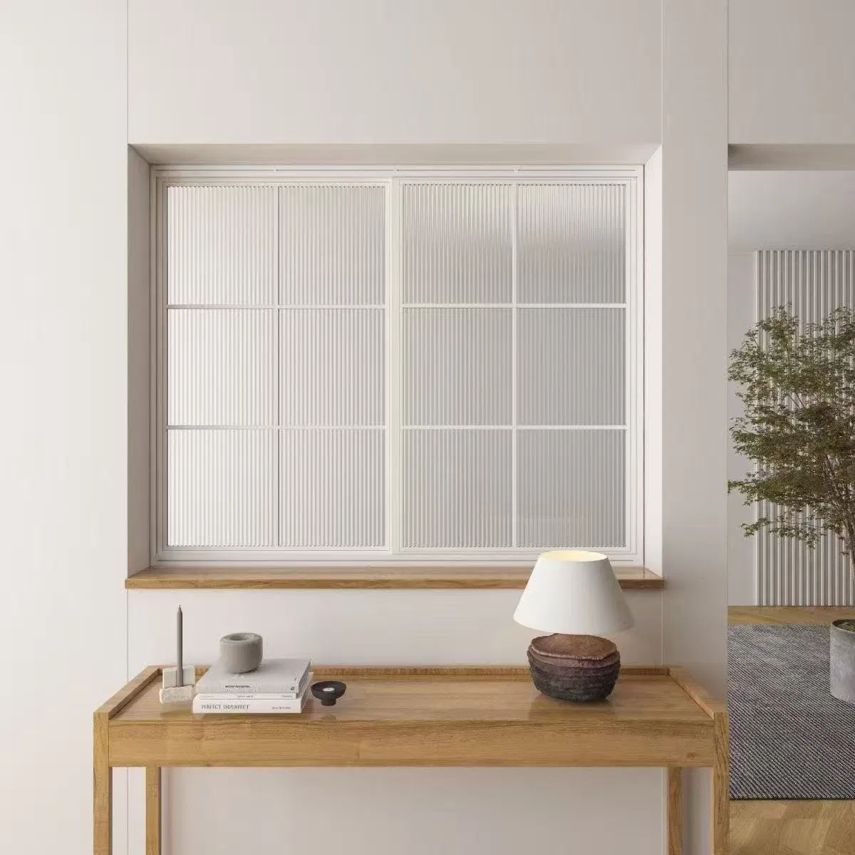 Ventanas deslizantes francesas de aluminio de marco delgado de estilo retro al por mayor