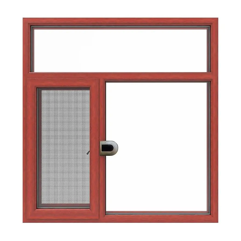Ventana deslizante de aluminio de triple riel resistente a huracanes con doble acristalamiento