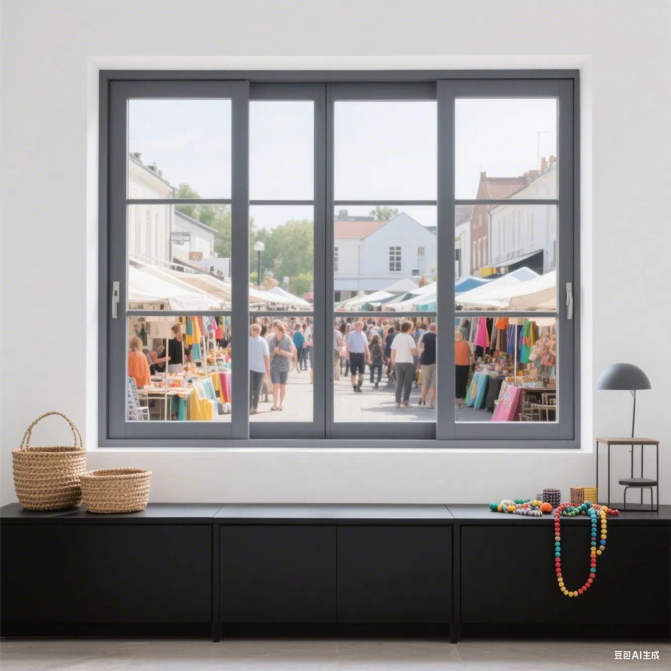 Aluminio versátil con características personalizadas para un diseño de hogar elegante en ventanas corredizas
