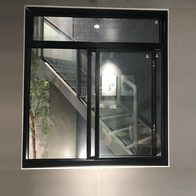 Puerta y ventana de balcón de villa con aislamiento acústico y térmico de aleación de aluminio, ventana deslizante de vidrio hueco