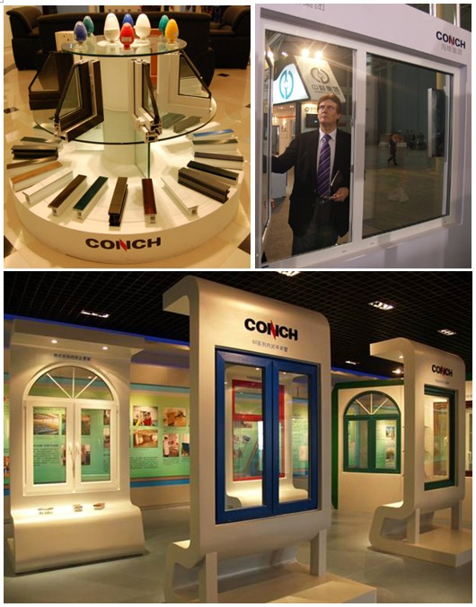 Concha 88 Ventana deslizante de PVC/UPVC