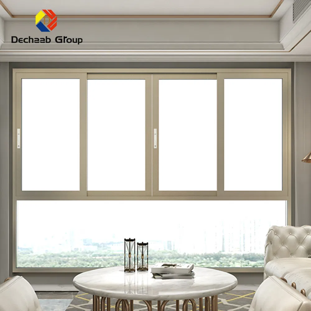 Aislamiento térmico persiana de aluminio con lamas doble cristal mosquitera ventana americana con ruptura térmica ventanas deslizantes