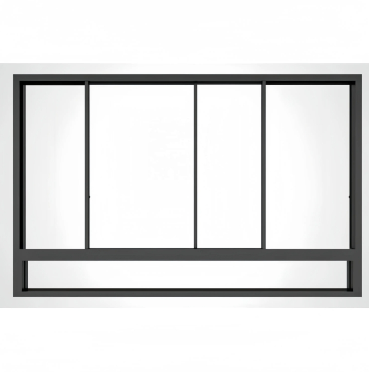 Ventanas deslizantes horizontales de aluminio personalizadas para hoteles en venta