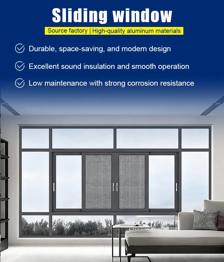 Diseño de ventana de aluminio