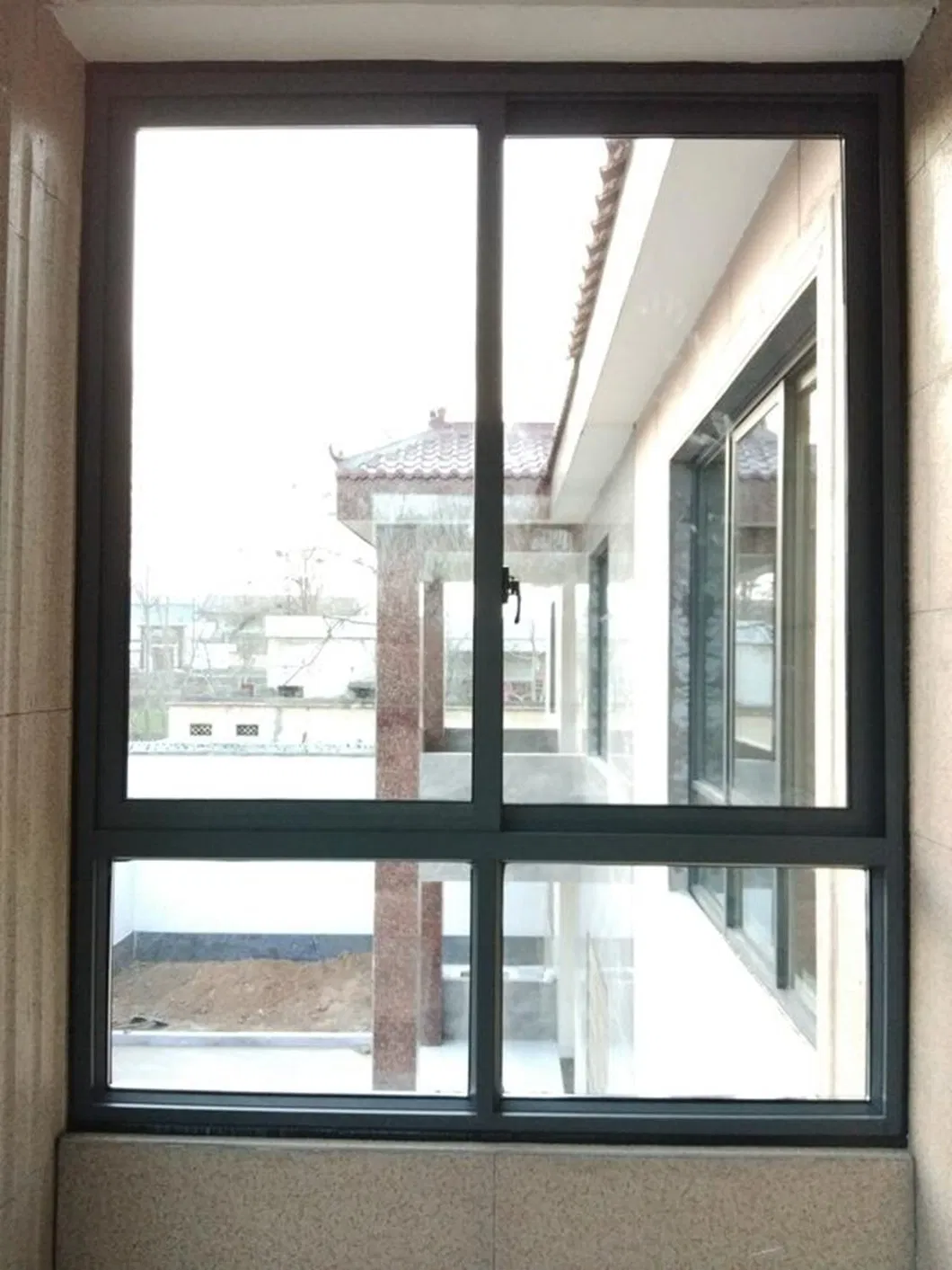 Pantallas de puertas y ventanas de aluminio, pantallas de insectos deslizantes personalizadas para ventanas, ventana de aluminio