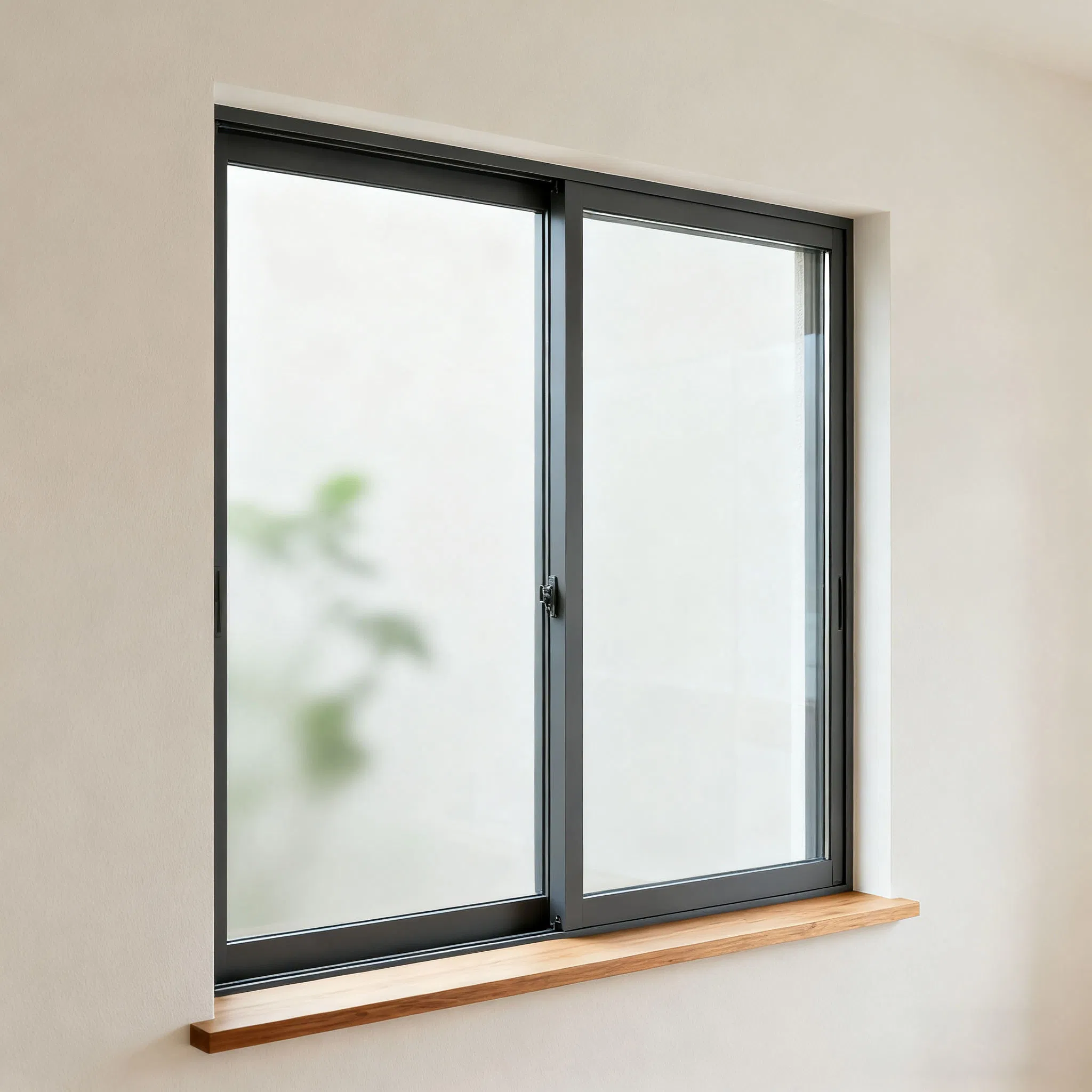 Ventana Deslizante de Aluminio Eficiente en Energía 90-120mm para Espacios Residenciales
