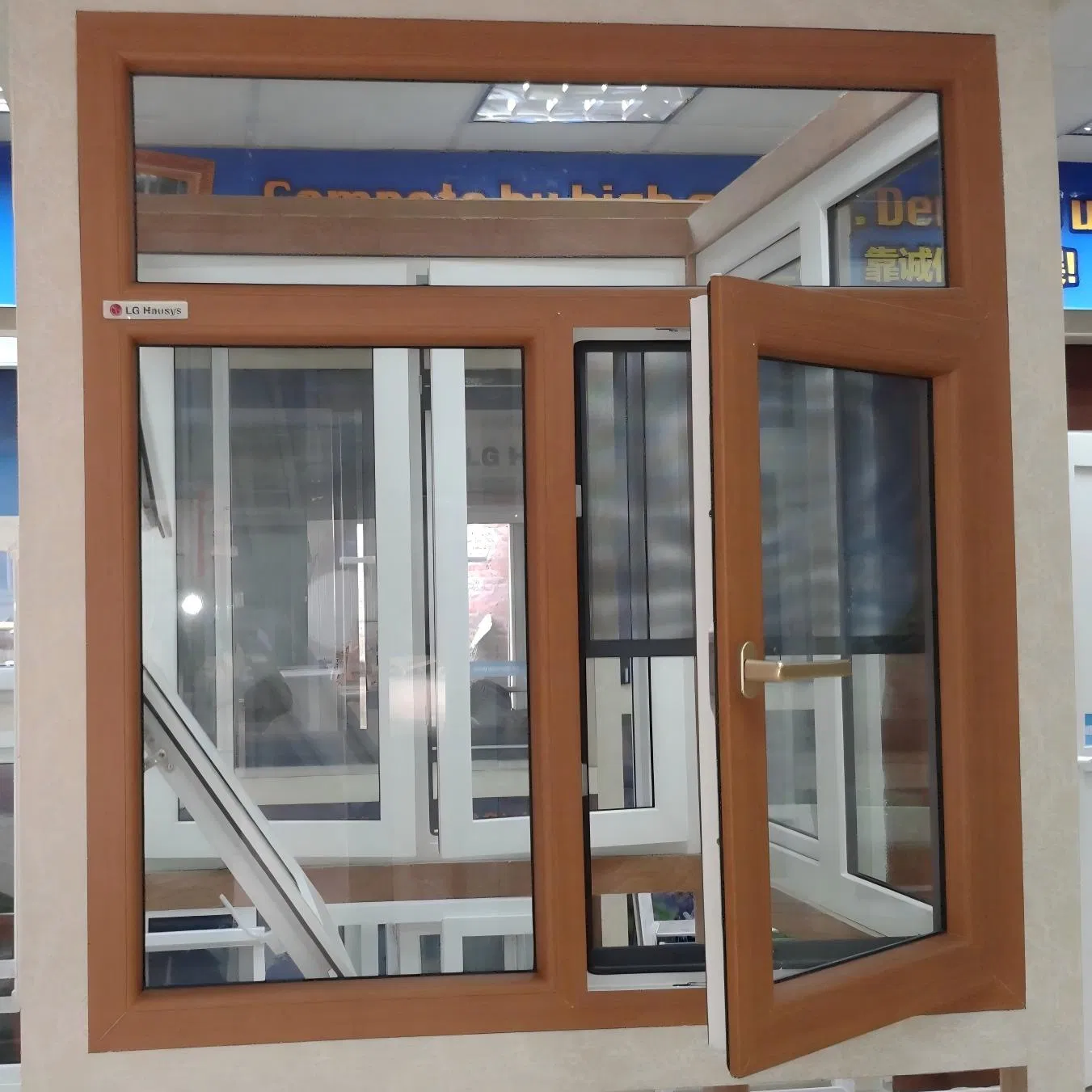 Ventana deslizante bifold de alta calidad de vinilo PVC, vidrio, aluminio, diseño estilo americano de aluminio, doble acristalamiento UPVC, impacto de viento, casa residencial