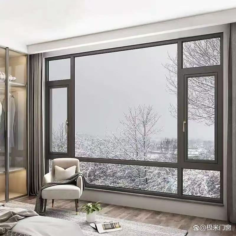 Ventanas deslizantes de seguridad para balcones con vidrio templado y marco de aluminio, con ventana antirrobo