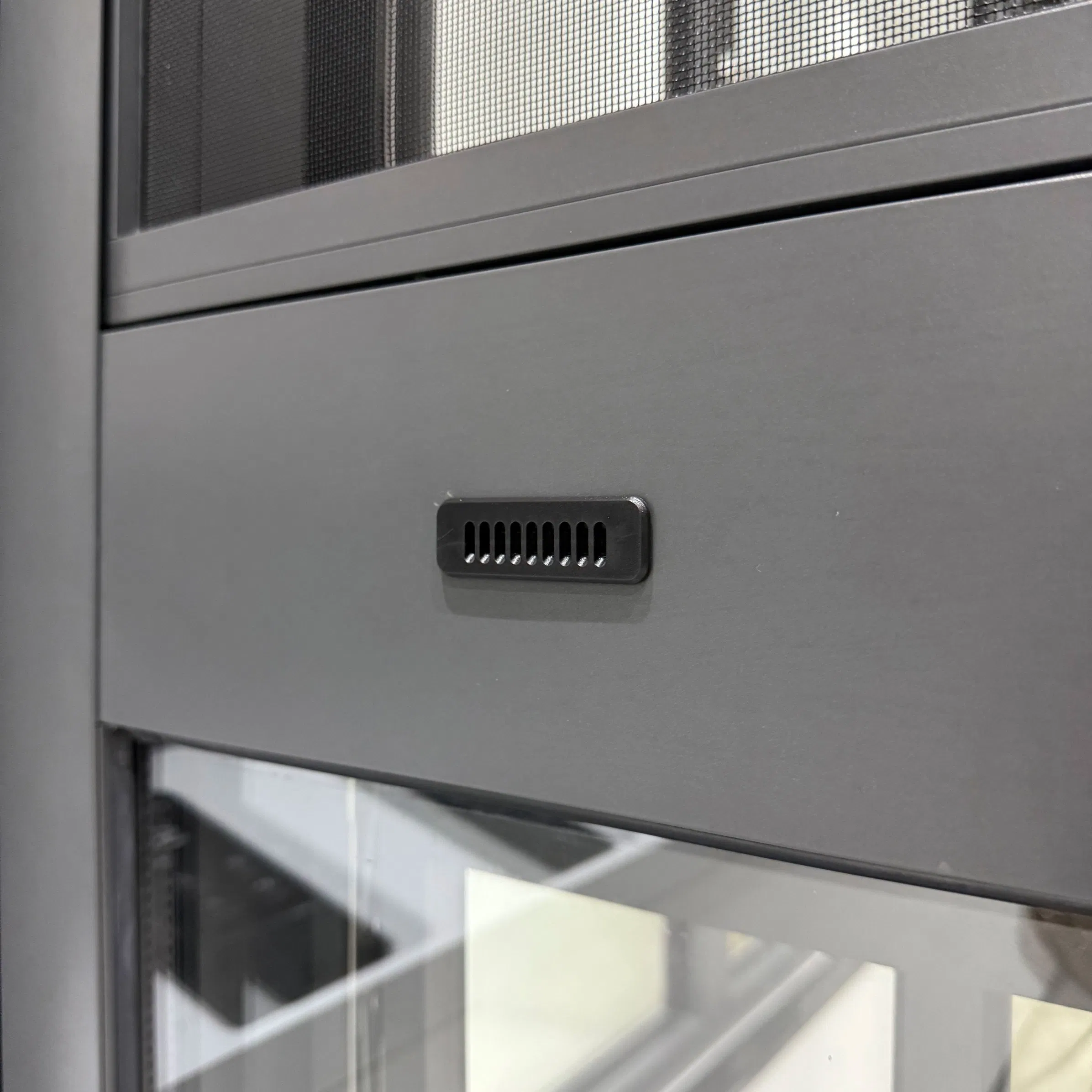 Ventana deslizante horizontal de aluminio moderna para uso en el hogar