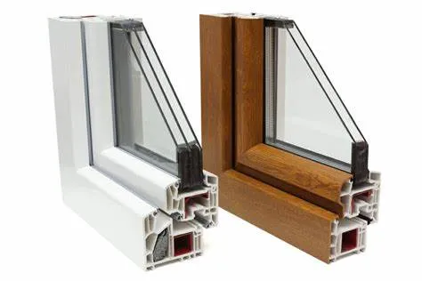 Suministro de ventanas colgantes de PVC comercial, puertas abatibles, ventanas deslizantes en China
