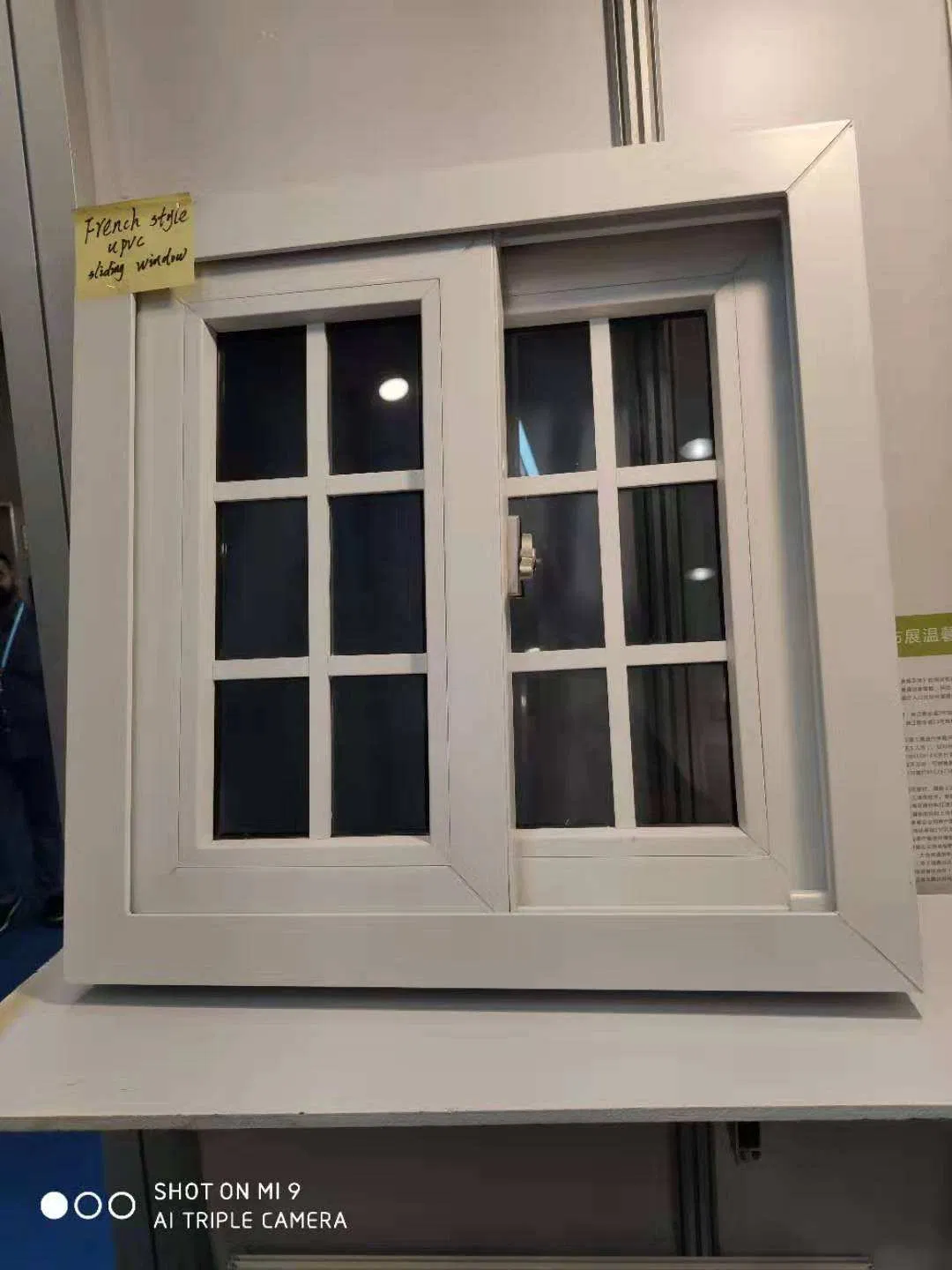 Ventana de PVC de doble acristalamiento al por mayor, ventanas deslizantes laminadas comerciales