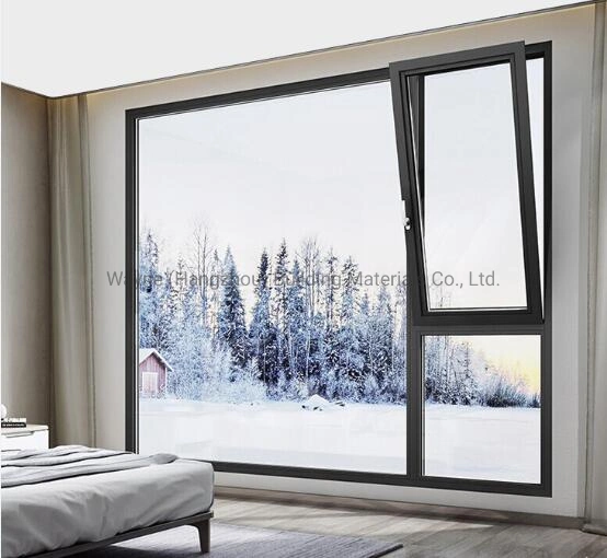 Precio de fábrica nuevo diseño de parrilla de aluminio UPVC doble triple acristalamiento deslizante de casement toldo de giro hacia arriba doble simple colgado vidrio ventana de PVC