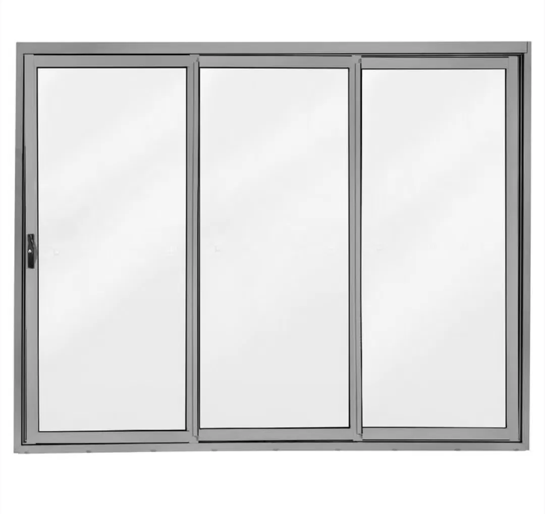 Ventanas deslizantes de aluminio con acabado anti-desvanecimiento para edificios de oficinas comerciales