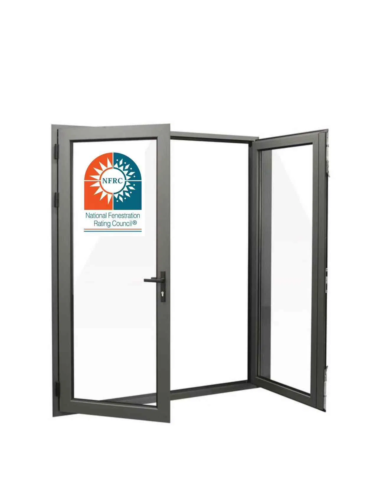 Ventana y Puerta de Aluminio Casement Deslizante / Abatible con Ruptura Térmica U-Vales0.2 en Diseño Moderno