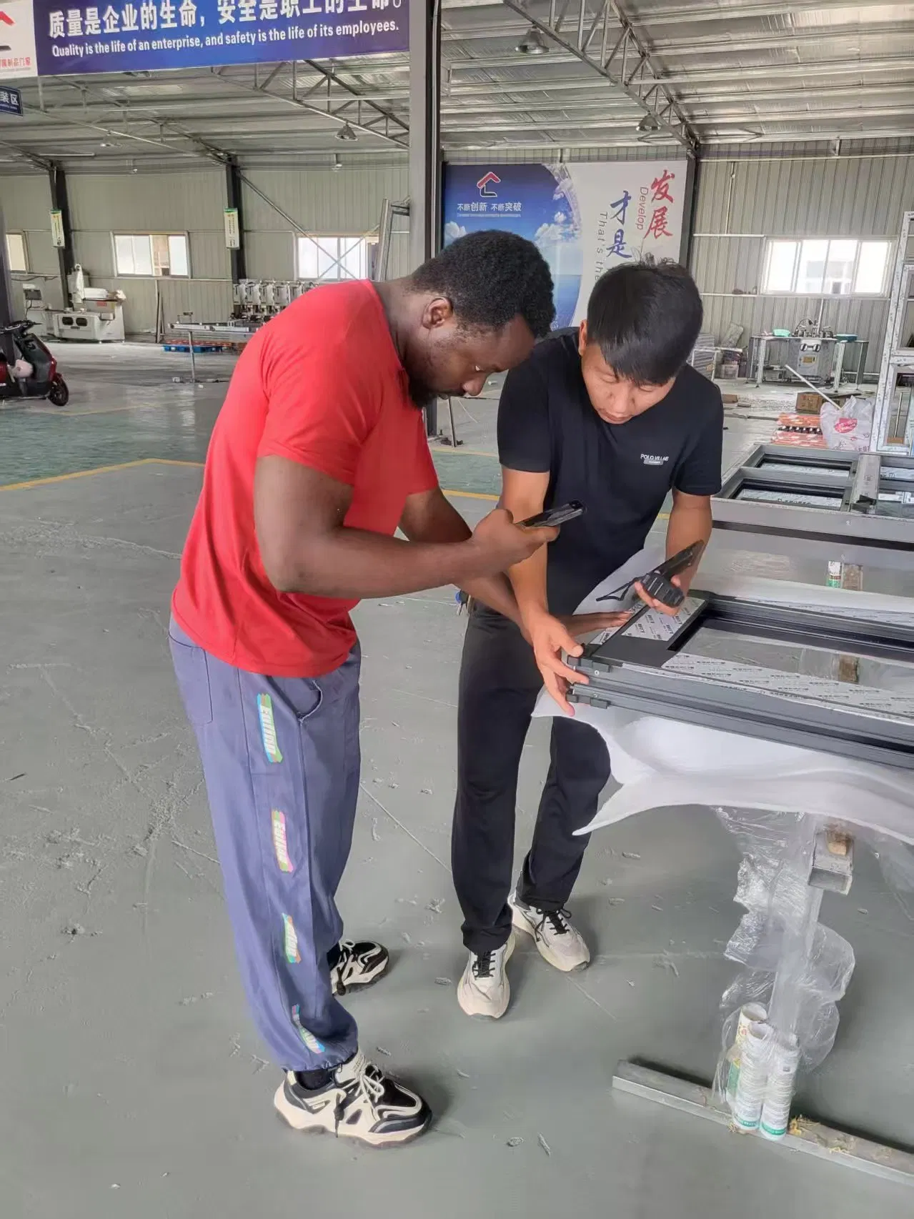 Ventana deslizante de presión lateral con ruptura térmica de aluminio de alto rendimiento