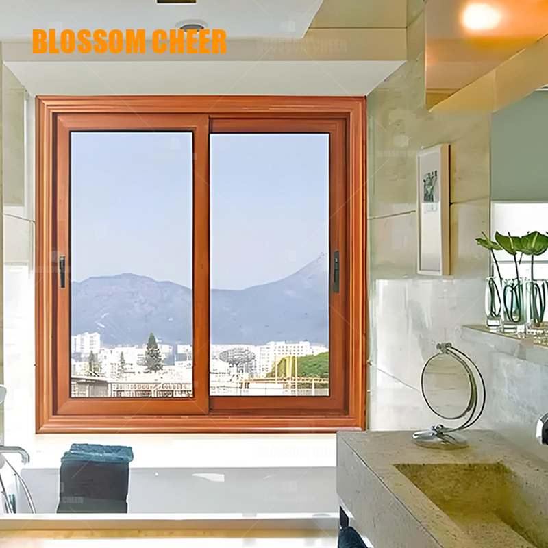 Ventanas deslizantes de aluminio esmaltado moderno premium para casas grandes