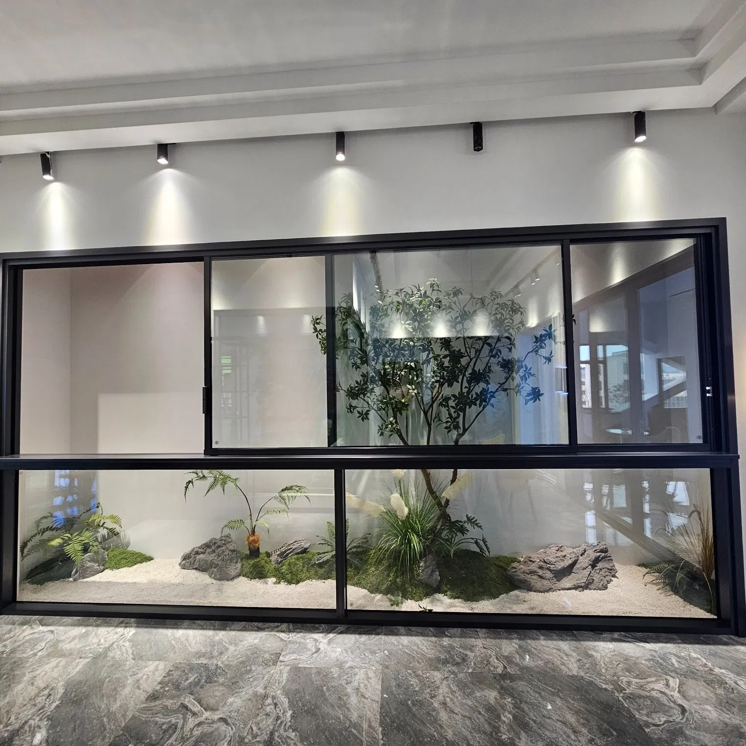 Ventana deslizante moderna y elegante con tecnología de seguridad avanzada