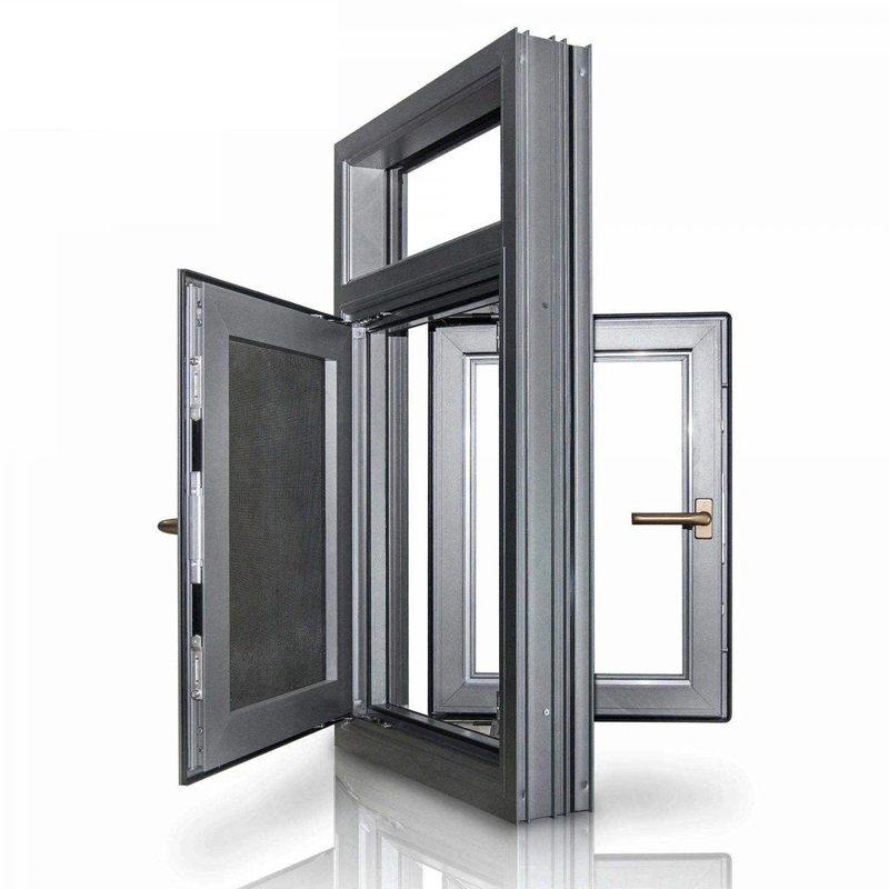 Perfil de toldo de aluminio, persiana horizontal deslizante, louver utilizado, aleación de aluminio, persiana de vidrio plegable, puerta y ventana de batiente