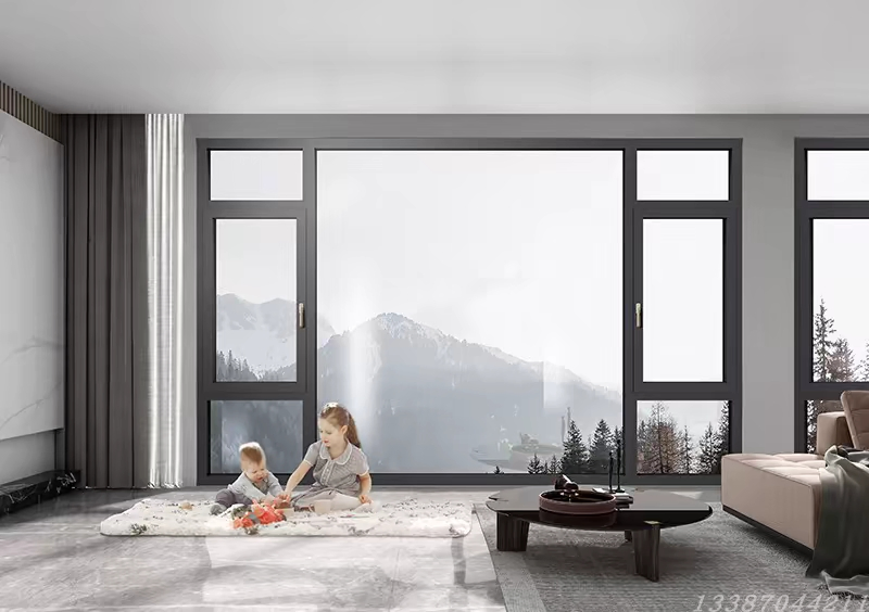 Ventana deslizante de alta seguridad de fábrica nueva, tamaño pequeño, ventana horizontal de plástico, ventana de doble acristalamiento para sótano, ventanas de PVC