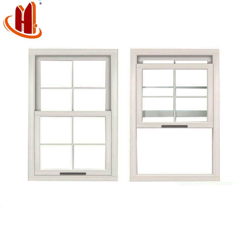 Venta directa de fábrica al por mayor ventana deslizante vertical de aluminio exterior comercial