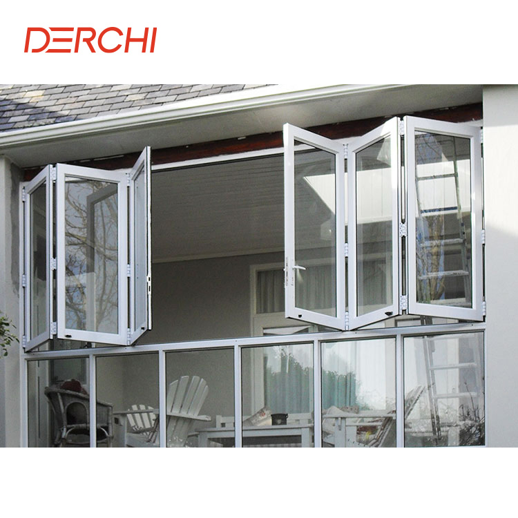 Ventanas y puertas corredizas de vidrio acústico con bisagras de aluminio de ruptura térmica