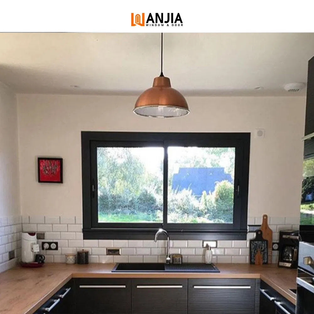 Ventanas deslizantes de aluminio con doble cristal horizontal insonorizadas para casas en Australia