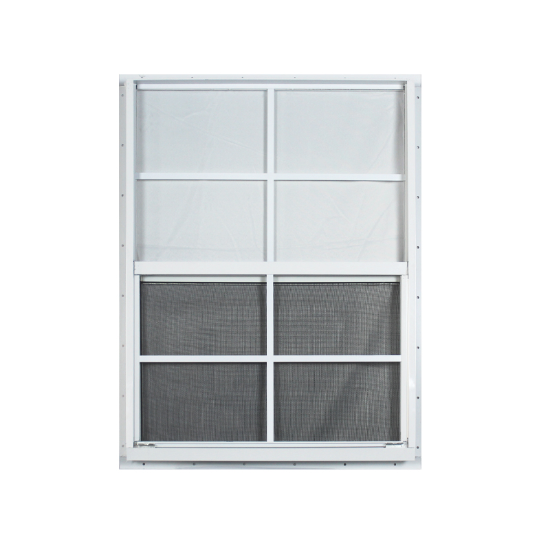 Ventana de granero con pantalla anti-mosquitos y ventana deslizante vertical