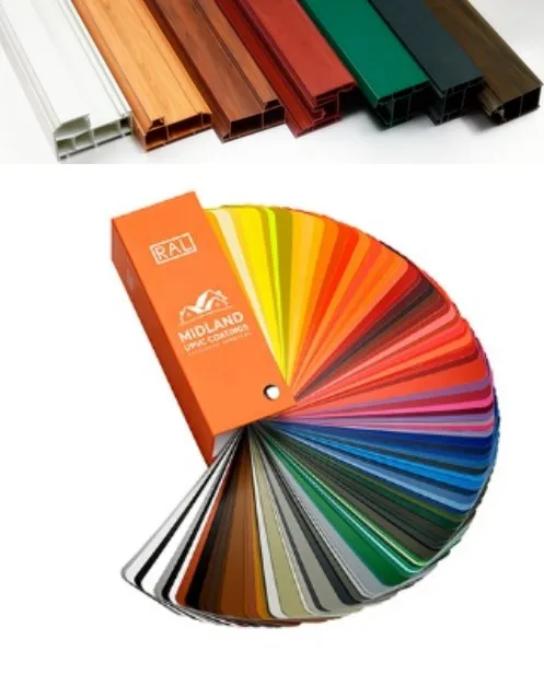Opciones de color de marcos de ventanas