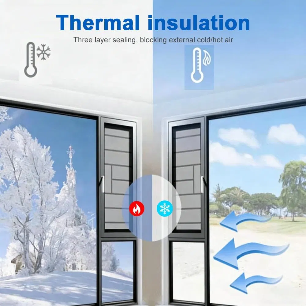 Ventanas deslizantes de aluminio con doble acristalamiento