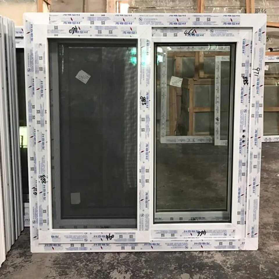 Ventanas deslizantes de UPVC que ahorran energía, son insonorizadas, impermeables y duraderas