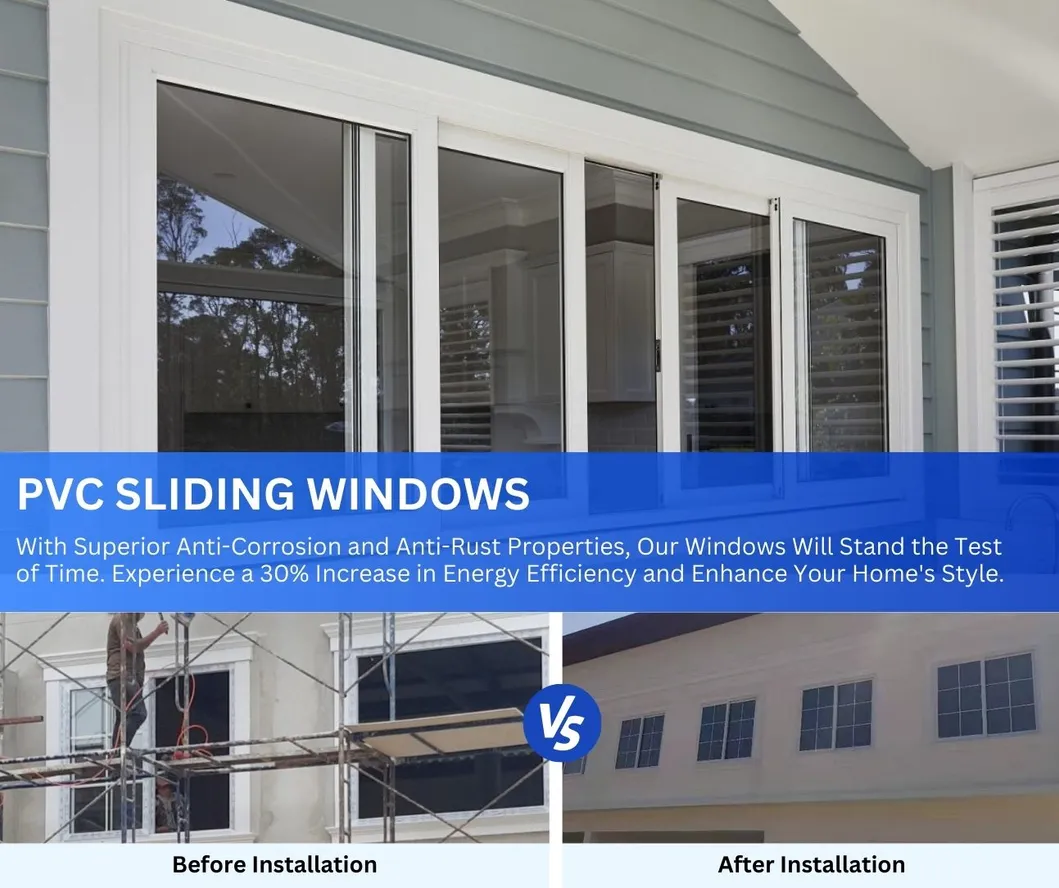 Ventana deslizante UPVC
