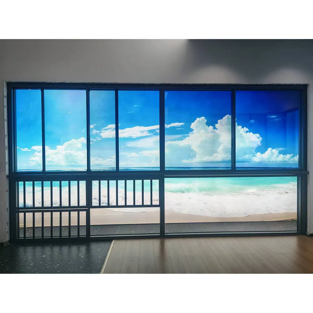 Puertas y ventanas deslizantes de aleación de aluminio resistente a la frecuencia y a la vibración personalizadas para villas