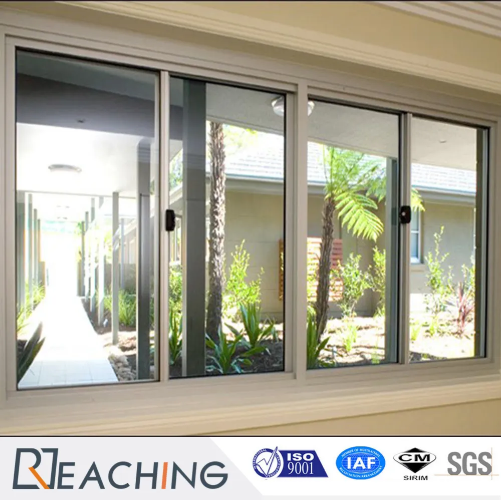 Ventana deslizante de perfil de UPVC