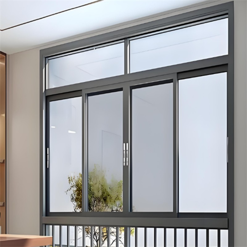 2026 Ventana deslizante de aluminio extruido con ruptura térmica delgada para villa