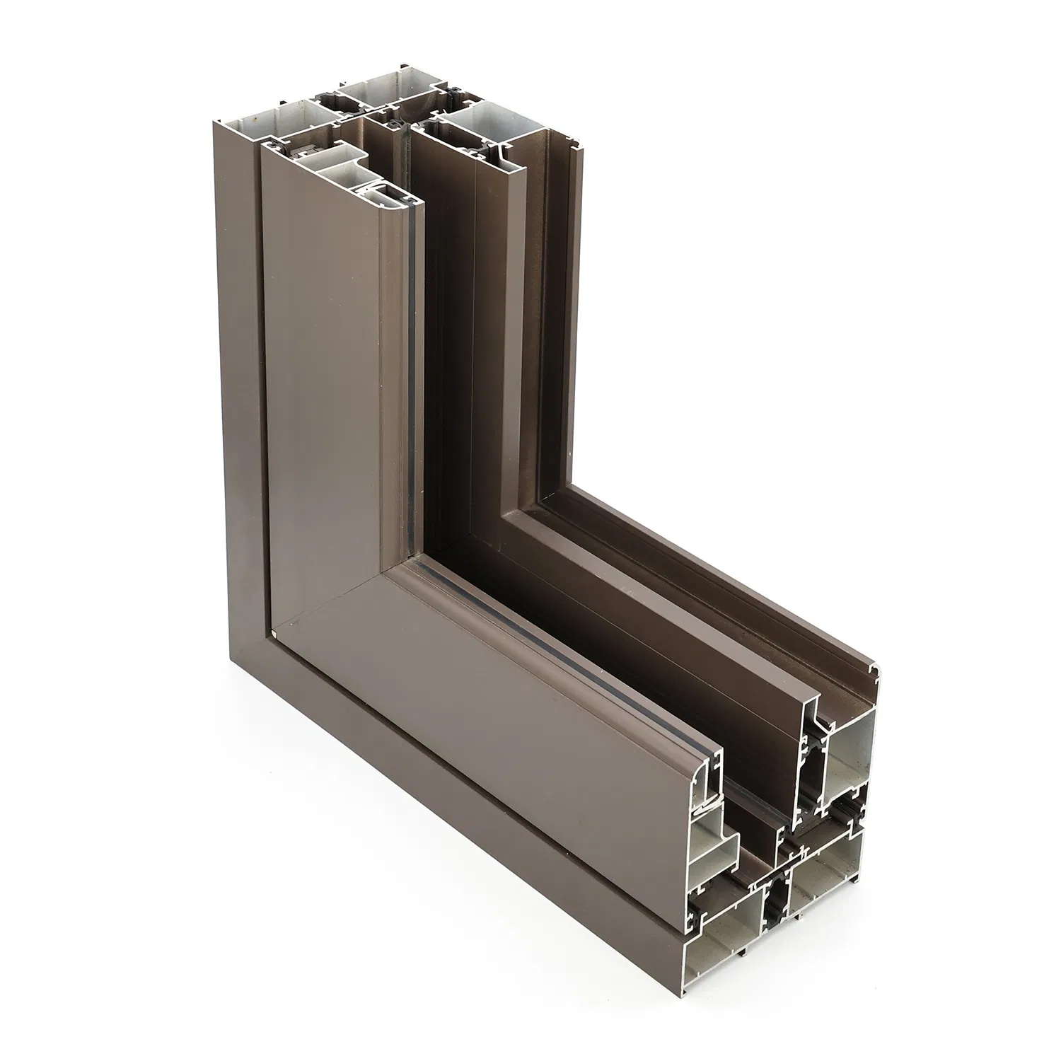 Especificación personalizada de OEM, marco de ventana deslizante de aluminio con ruptura térmica de China