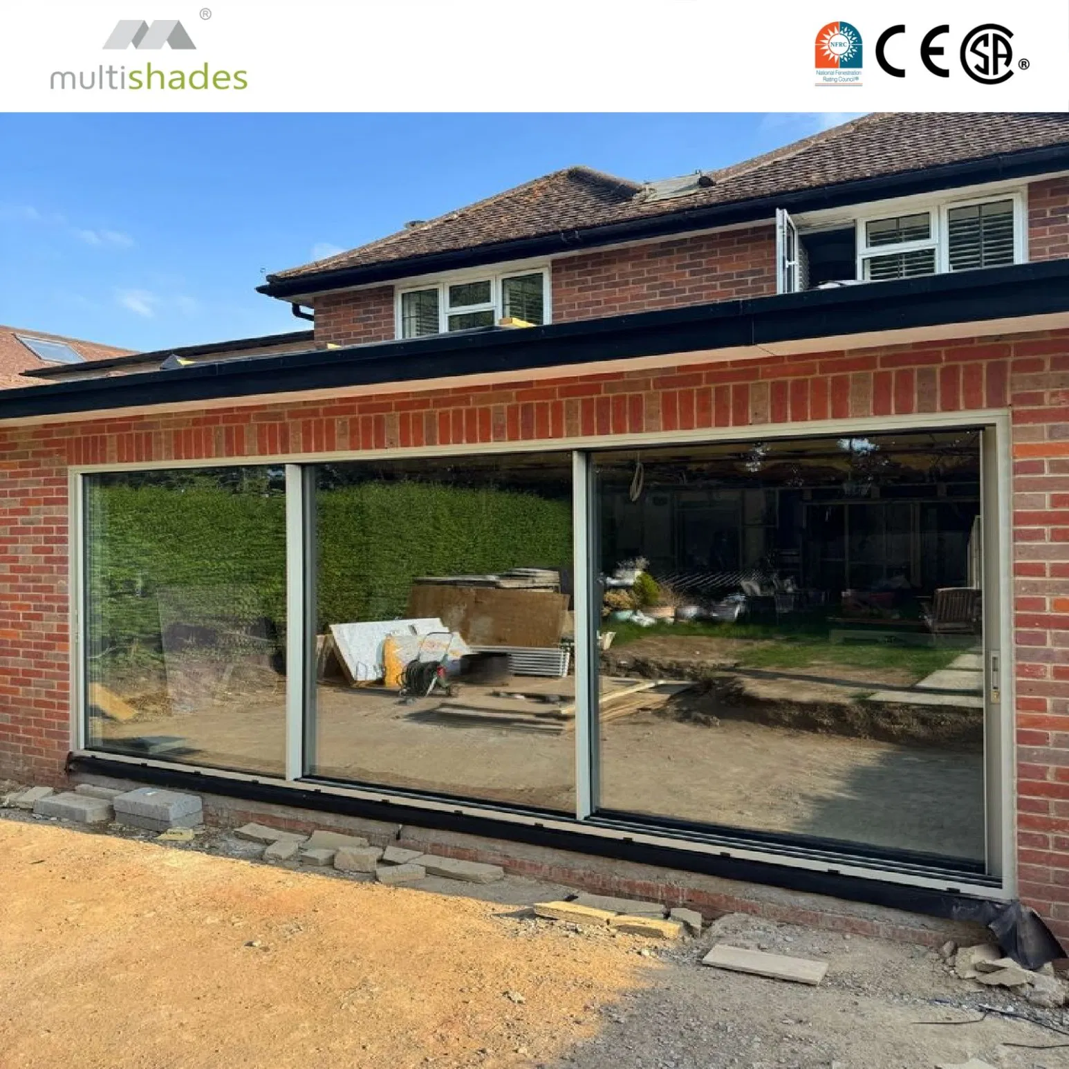 Ventana deslizante de aluminio con ruptura térmica con certificado NFRC, vidrio templado, a prueba de sonido, a prueba de viento, a prueba de agua, buena ventana deslizante de aluminio