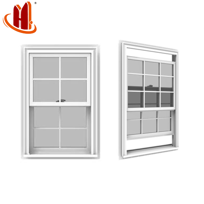Venta directa de fábrica al por mayor ventana deslizante vertical de aluminio exterior comercial
