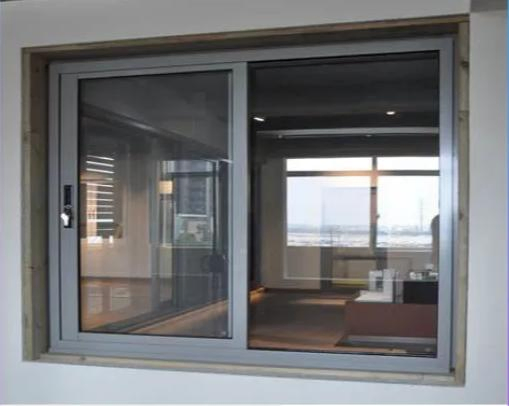 Diseño de parrilla de plástico Ventanas deslizantes de PVC australiano Ventanas de UPVC