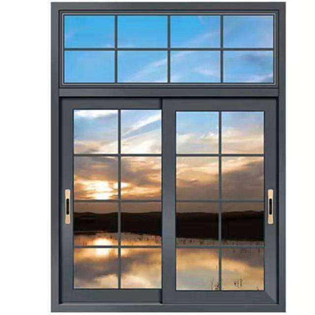 Reemplazo de ventanas deslizantes horizontales de vidrio de impacto a prueba de huracanes de aluminio resistente